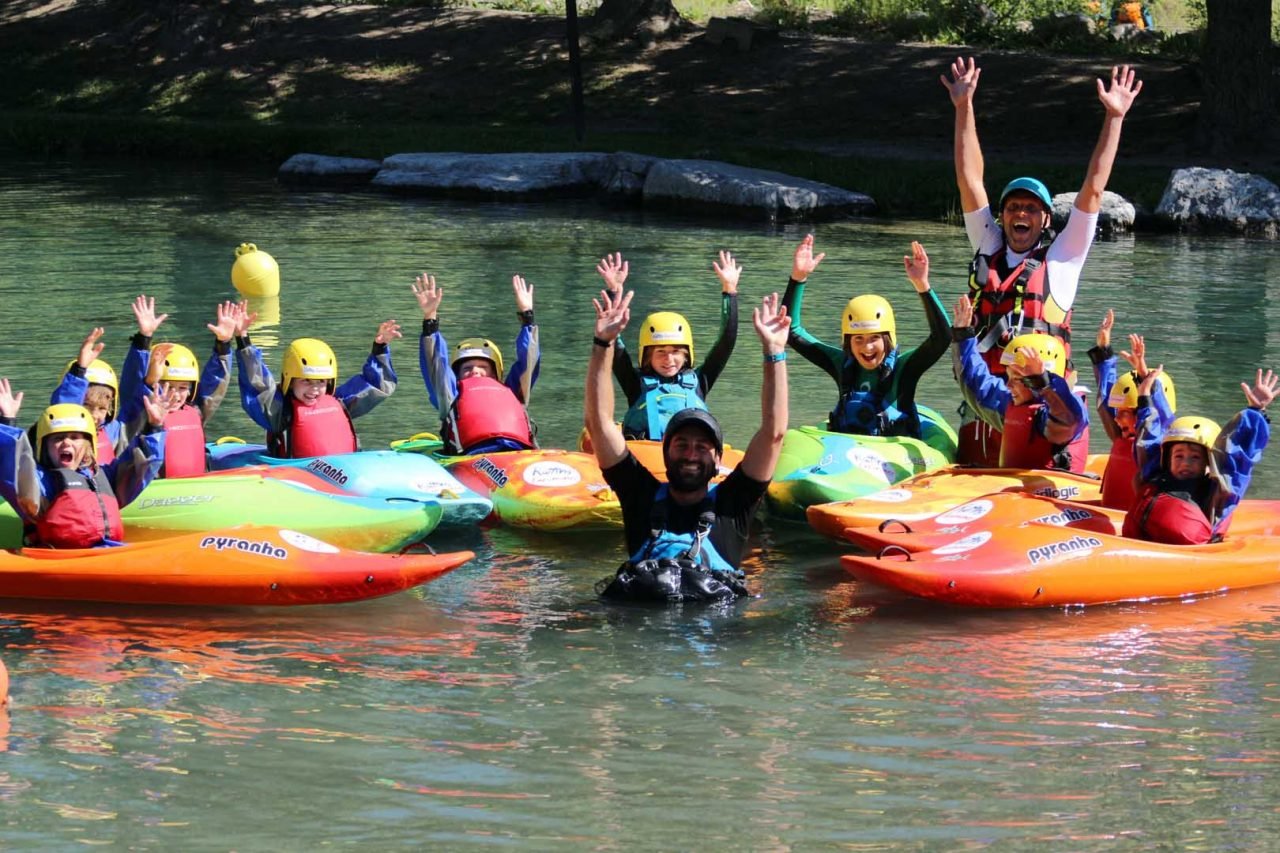 Stage Kayak Enfant Perfectionnement Rivière à Serre Chevalier