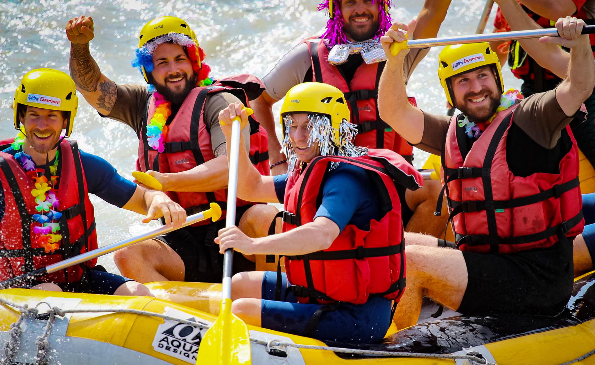 Bachelor Party Rafting Adventure on the guisane river