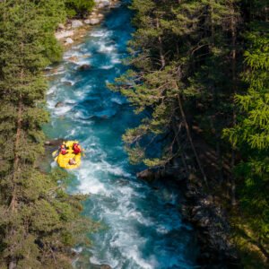 rafting in the french alps