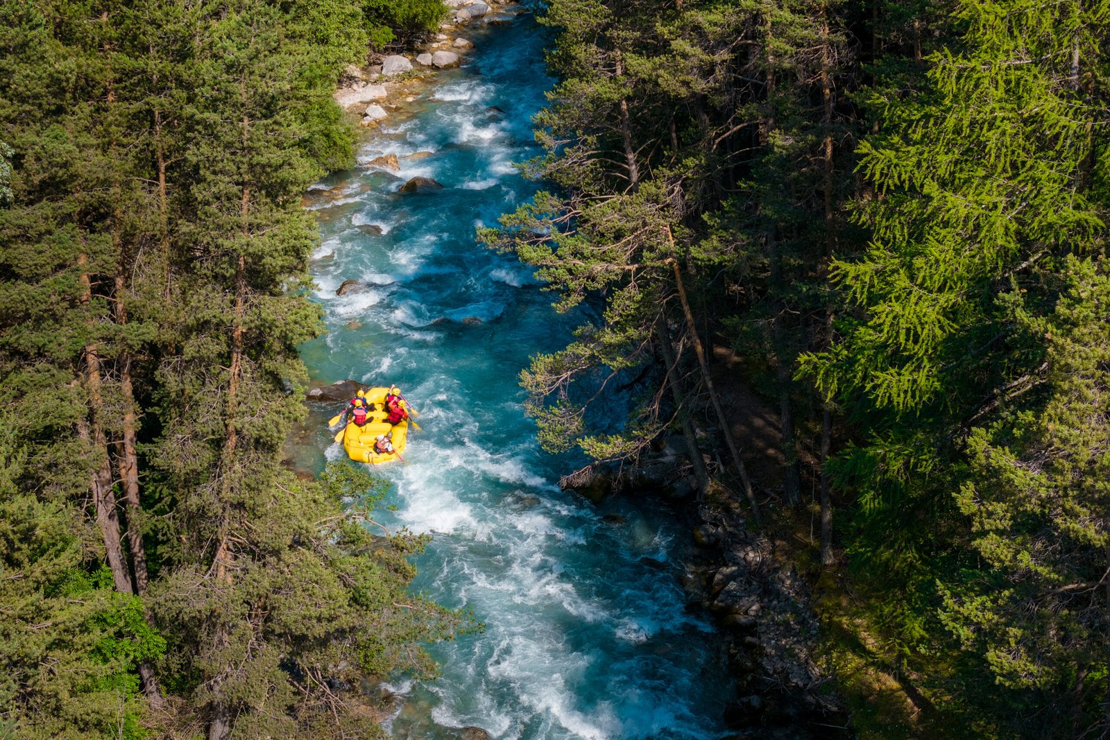 default rafting in the french alps