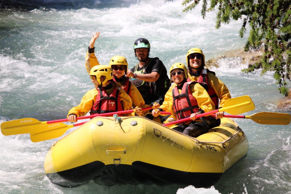 hautes guisane en rafting à serre-chevalier briancon